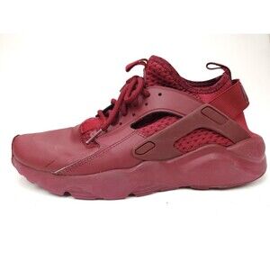 NIKE AIR Huarache Run Ultra 875841-600 Burgundy Running Shoes Mens Size 9